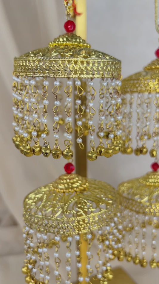 Gold Double Jhumka Kaleera | Kalira
